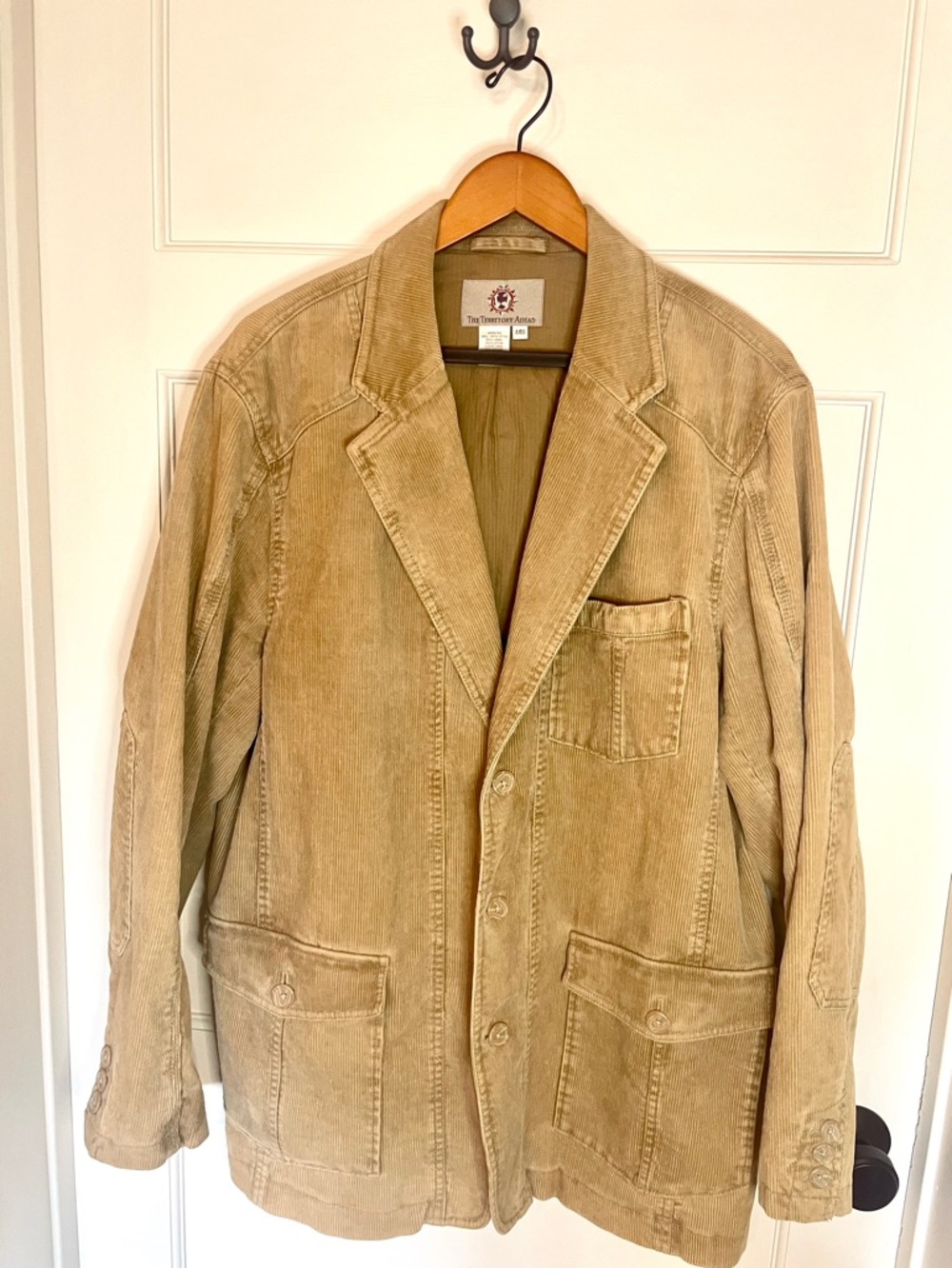 VTG Men's Tan‎ Corduroy Coat Suit Jacket